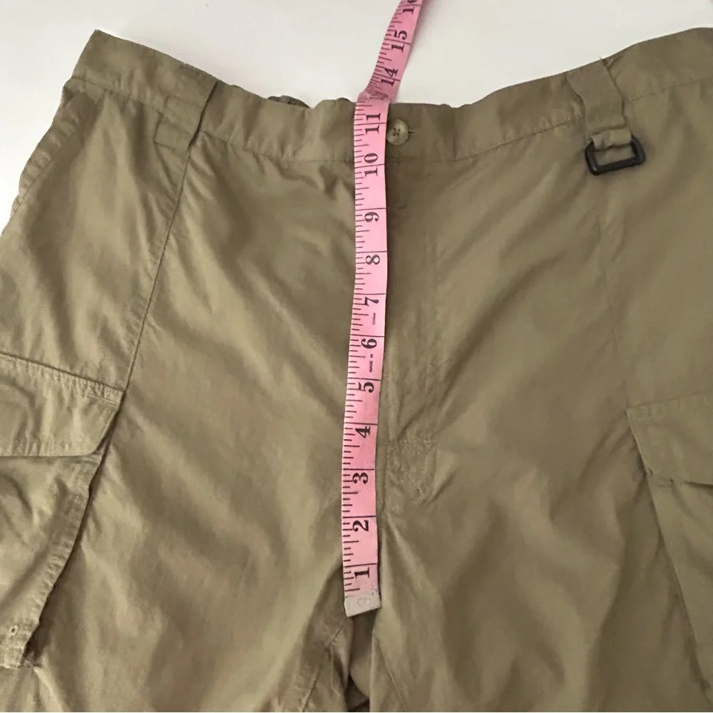 Columbia Convertible Pants Mens XL 32‎ (34X30.5) Beige Hiking Fishing Outdoors